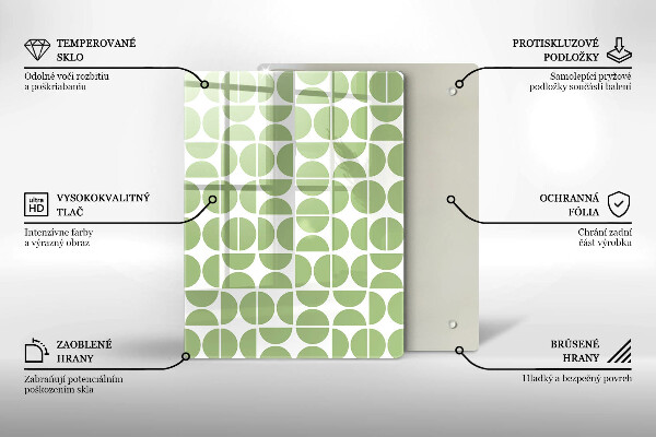 Glass worktop saver Boho shapes