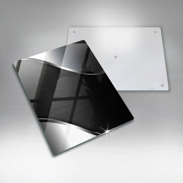 Glass worktop saver Metal abstraction