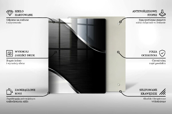 Glass worktop saver Metal abstraction