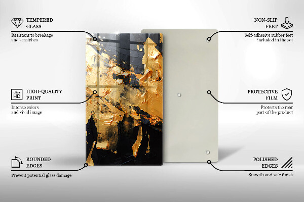 Kitchen countertop cover Elegant paint texture