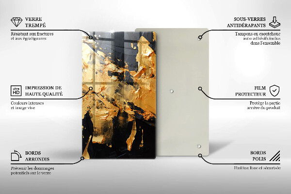 Kitchen countertop cover Elegant paint texture