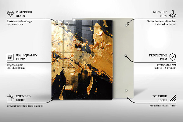 Kitchen countertop cover Elegant paint texture