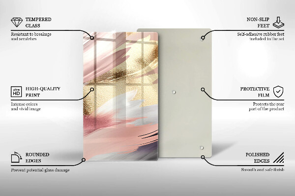 Kitchen countertop cover Pastel spots