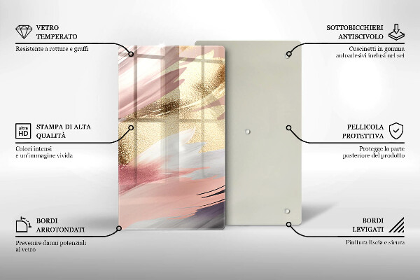 Kitchen countertop cover Pastel spots