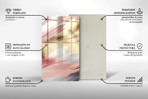 Kitchen countertop cover Pastel spots