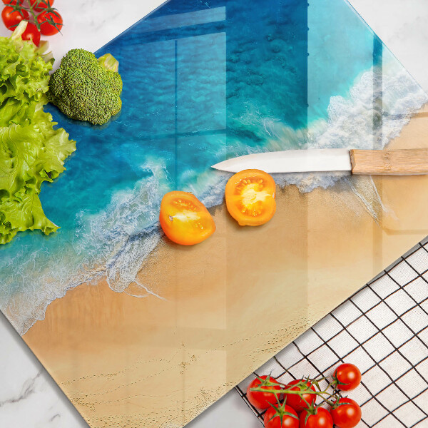 Kitchen countertop cover Beach and sea