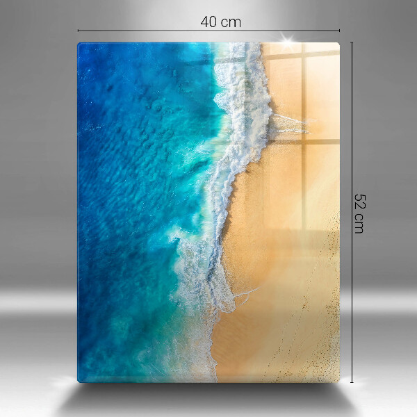 Kitchen countertop cover Beach and sea