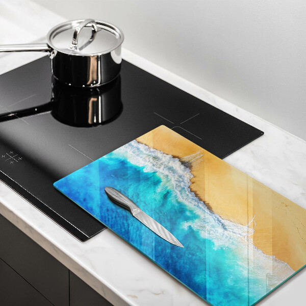 Kitchen countertop cover Beach and sea