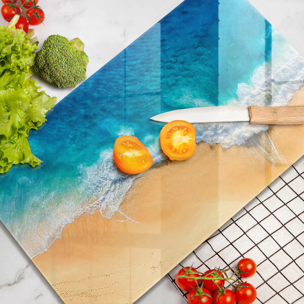 Kitchen countertop cover Beach and sea