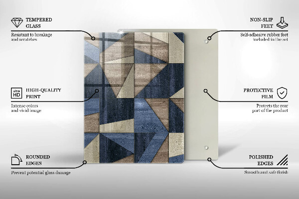 Kitchen countertop cover Geometric abstraction