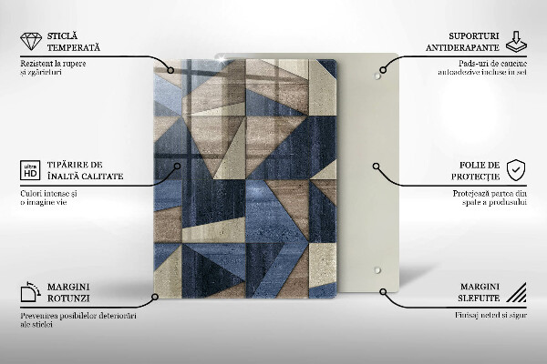 Kitchen countertop cover Geometric abstraction