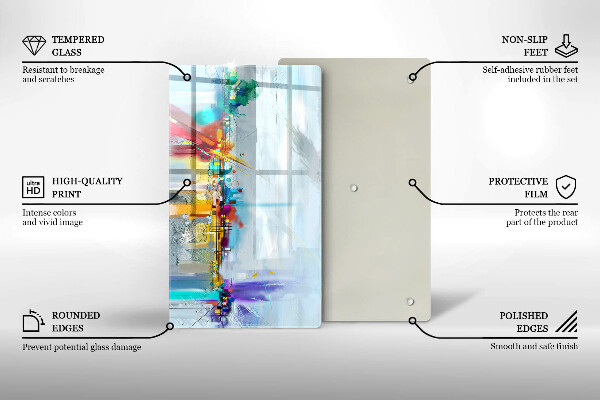 Kitchen countertop cover Painted abstraction