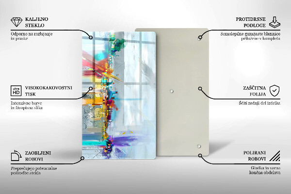 Kitchen countertop cover Painted abstraction