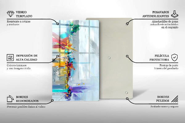 Kitchen countertop cover Painted abstraction