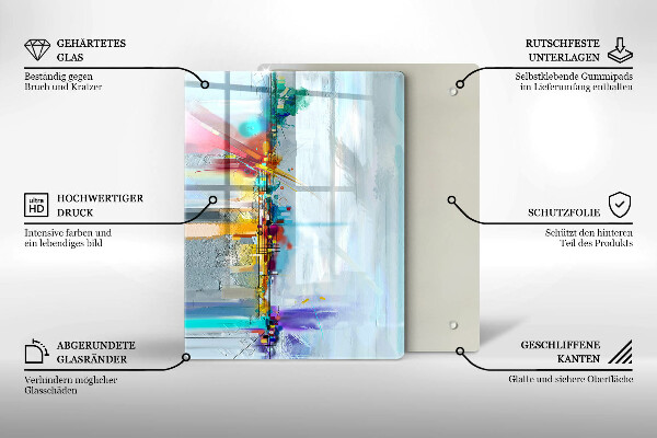 Kitchen countertop cover Painted abstraction