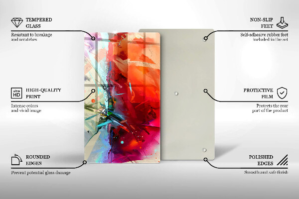 Kitchen countertop cover Painted abstraction