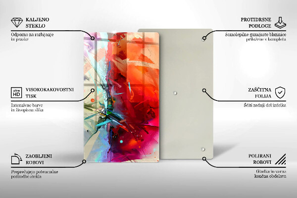 Kitchen countertop cover Painted abstraction