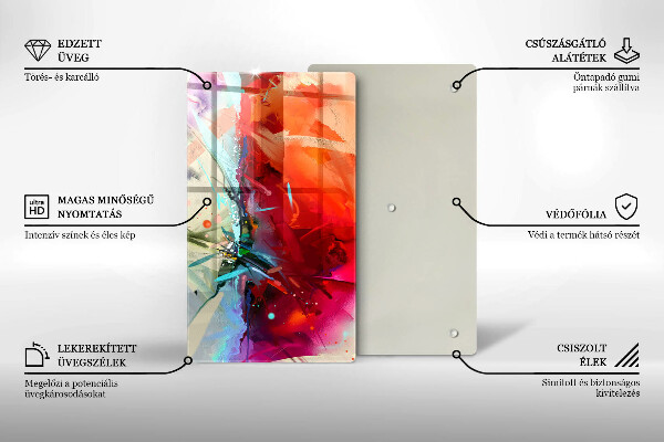 Kitchen countertop cover Painted abstraction