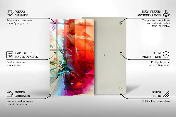 Kitchen countertop cover Painted abstraction