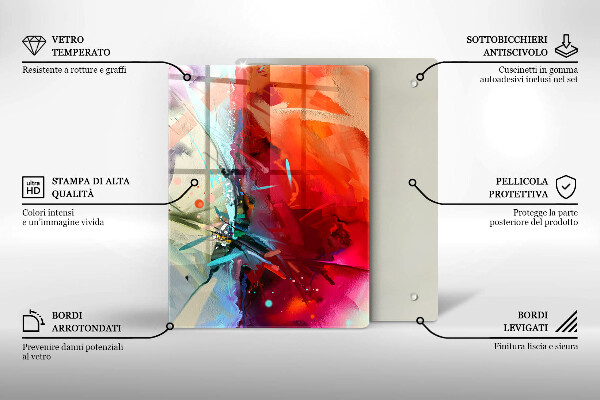 Kitchen countertop cover Painted abstraction