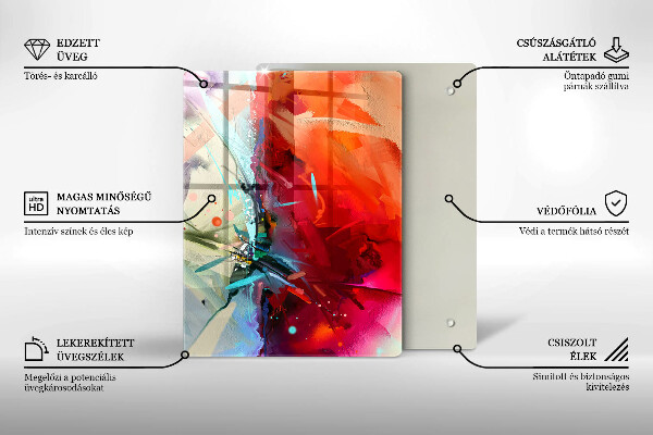 Kitchen countertop cover Painted abstraction