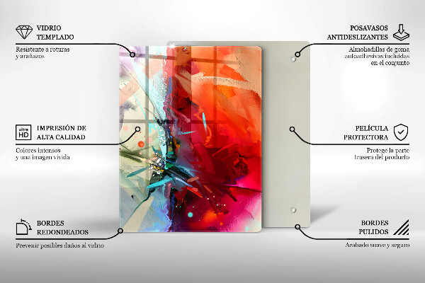 Kitchen countertop cover Painted abstraction