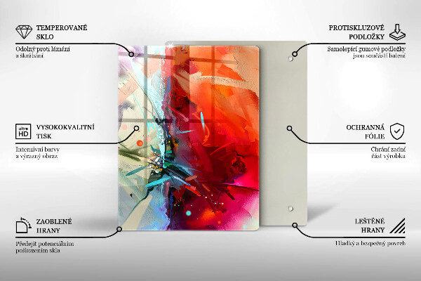 Kitchen countertop cover Painted abstraction