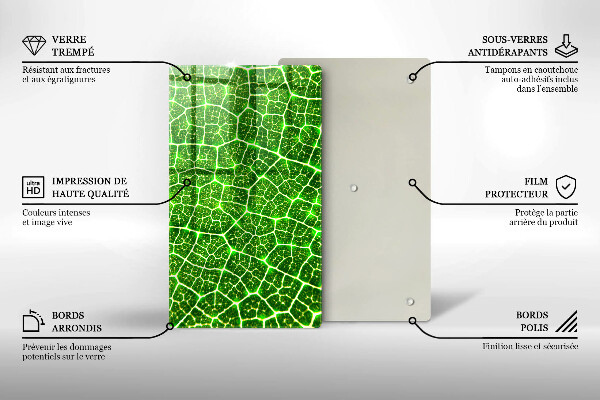 Kitchen countertop cover Leaf structure