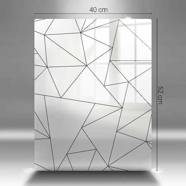 Work surface savers White triangles