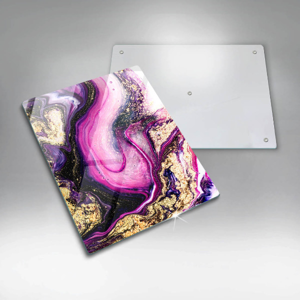 Kitchen countertop cover Abstraction design gold