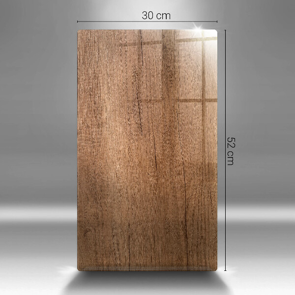 Glass worktop saver Wood texture