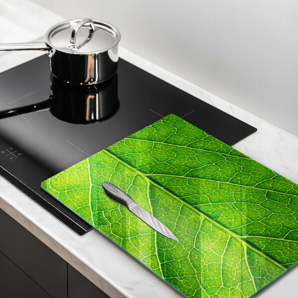 Glass worktop saver Leaf lines nature