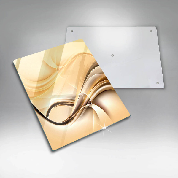 Glass worktop saver Abstraction of smoke