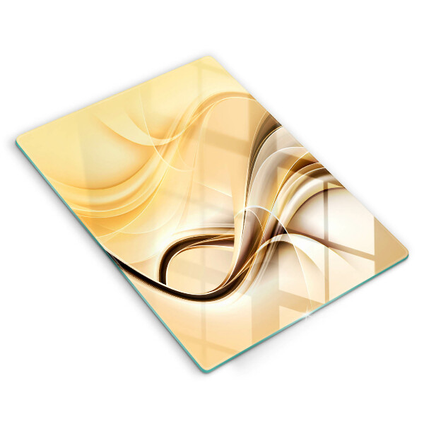 Glass worktop saver Abstraction of smoke