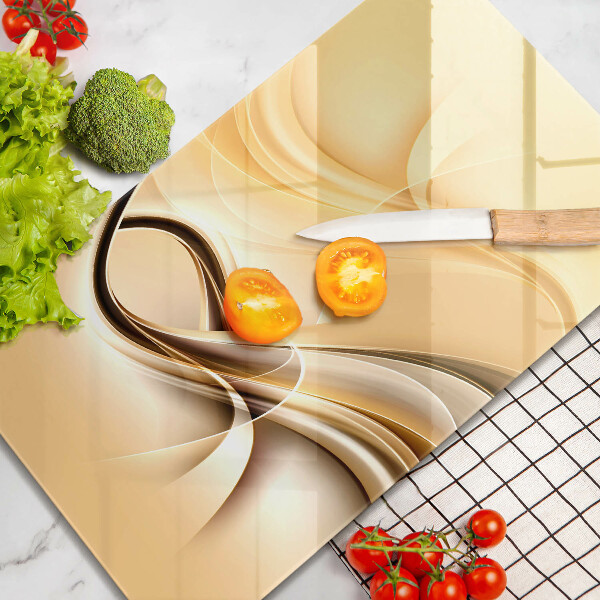 Glass worktop saver Abstraction of smoke