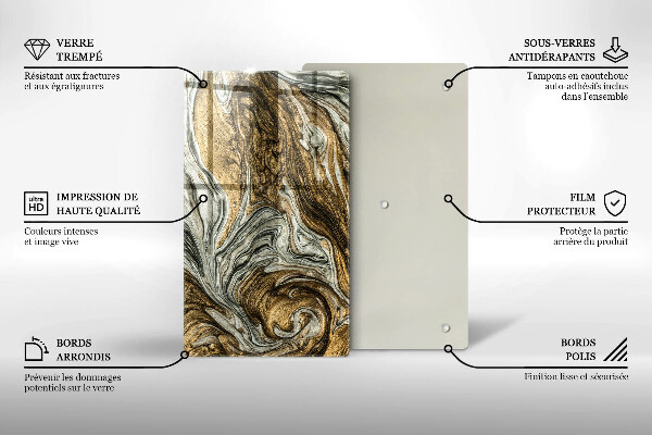 Kitchen countertop cover Rich abstraction