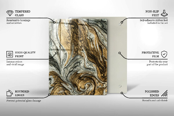 Kitchen countertop cover Rich abstraction