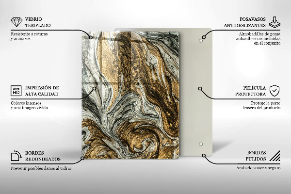 Kitchen countertop cover Rich abstraction