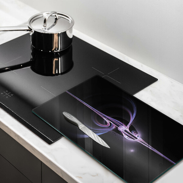 Glass worktop saver Modern abstraction