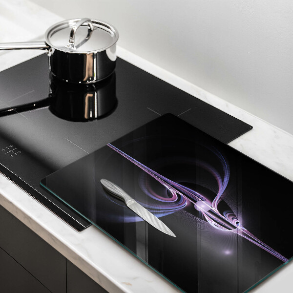 Glass worktop saver Modern abstraction