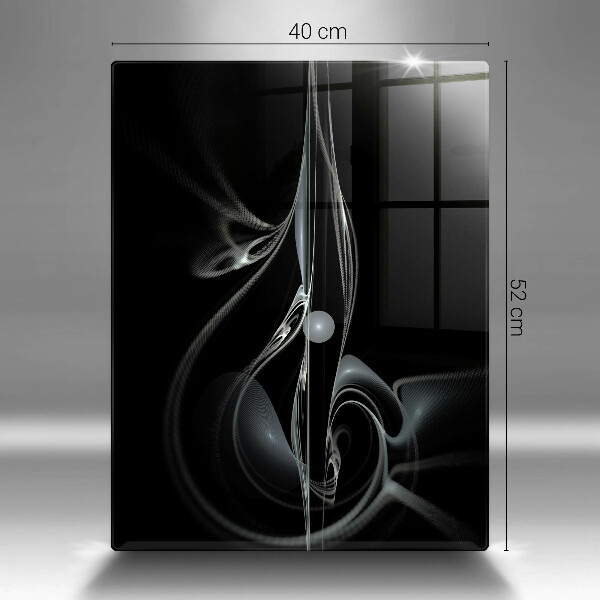 Glass worktop saver Modern abstraction