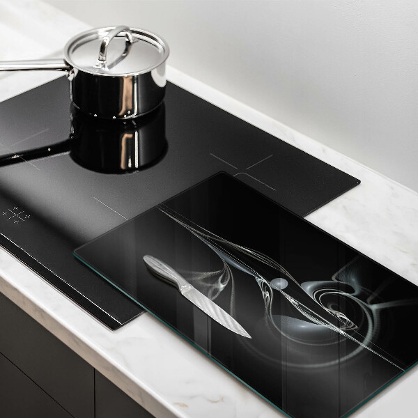 Glass worktop saver Modern abstraction