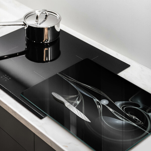 Glass worktop saver Modern abstraction
