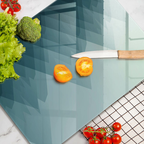 Glass worktop saver Abstract mountains