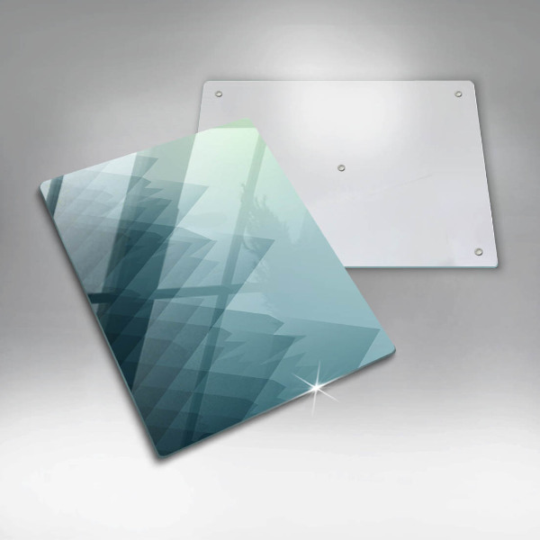 Glass worktop saver Abstract mountains