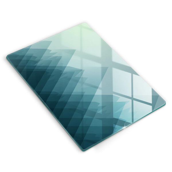 Glass worktop saver Abstract mountains