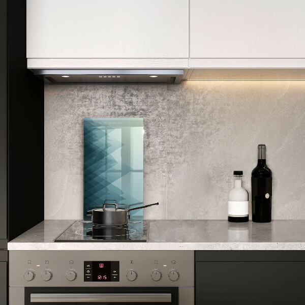 Glass worktop saver Abstract mountains