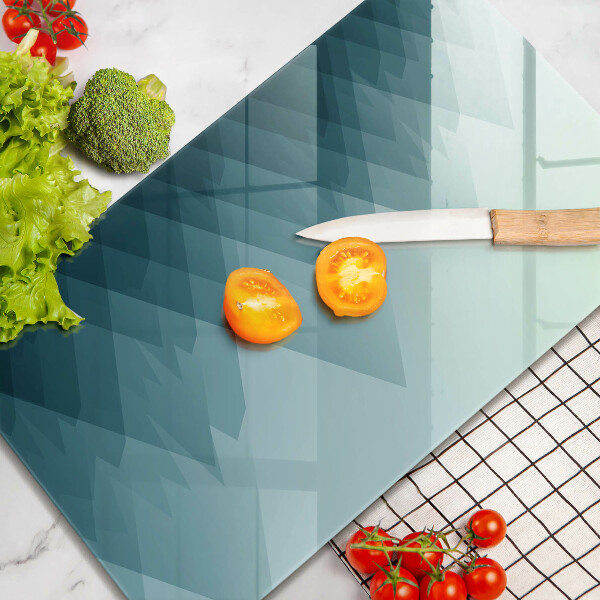 Glass worktop saver Abstract mountains