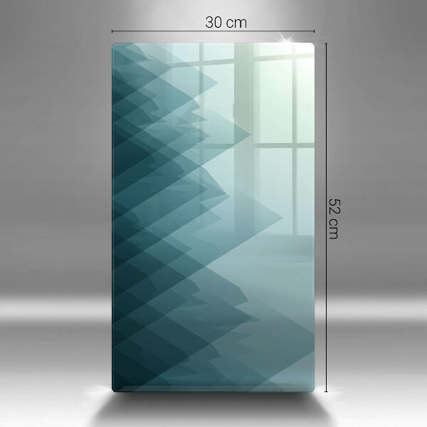 Glass worktop saver Abstract mountains