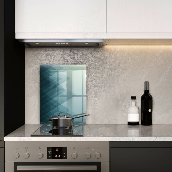 Glass worktop saver Abstract mountains